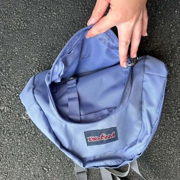 SOLD - Jansport Mini Backpack - Periwinkle - Picture 4 of 7